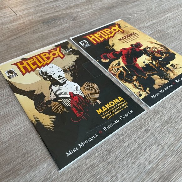 Hellboy Makoma (2006) Complete Set 1 & 2 Dark Horse Comics Mike Mignola - Picture 4 of 5